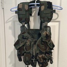 Original GI Issue Woodland Load Bearing Tactical Vest picture