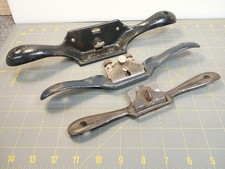 LOT 3 Spokeshave Stanley No 151 Flat Sole No 80 No Knife Unusual Unmarked Old KG picture