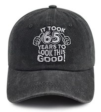 95th 85th 75th 65th 55th 45th Birthday Hat for Men Women One Size picture