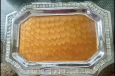 Julia Knight Classic Serving Tray Octagonal Mango/Mother Of Pearl Enamel 20” picture