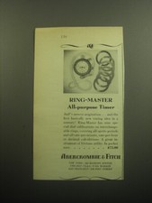 1958 Abercrombie & Fitch Ring-Master Timer Advertisement picture