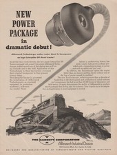 1955 The Garrett Corporation - Caterpillar D9 Tractor Bulldozer - Print Ad Art picture