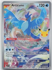 Articuno 132/128 Illustration Rare ME: 30th Celebration Pokemon Holo Near Mint picture