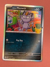 Alolan Meowth 089/128 Holo Common ME: 30th Celebration Pokemon Near Mint picture