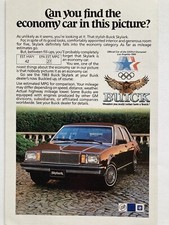 1983 Buick Skylark Print Ad Economy Car Picture picture