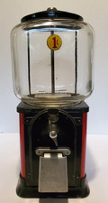 Victor Topper Square Glass 1 Penny Gumball Machine 1950's picture