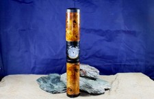 Red Amboyna Humidor - Black/Wood       (P-083) picture