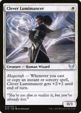 MTG Magic STX Strixhaven - 1x EN NM 010 U Clever Lumimancer picture