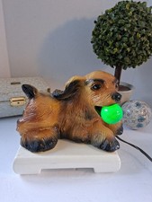 VTG 1950s Hankscraft Cocker Spaniel Dog Nightlight/TV Light; Mint Cond.; Works picture