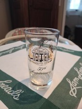 6 Greenbrier Resort Hotel 1965 Pharmacy Federal Druggist Bar Water Glasses Rare picture