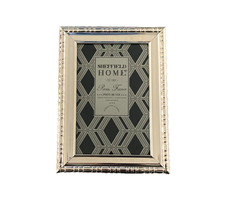 NEW Sheffield Home Ornate Silver‑Tone Metal 4x6