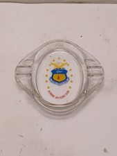 Vtg U.S.A.F.  Glass Ashtray Bitburg Officers Club 36th Tac. Fighter Wing 5.5