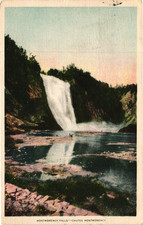 Montmorency Falls Quebec Canada Postcard 1913 Posted 2c Stamp picture