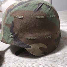 Vintage 1987 U.S. Military PASGT DuPont Kevlar Helmet Camo picture