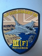 3(F) Squadron Op Highmast Shield PVC patch picture