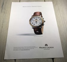 2000 Maurice Lacroix Switzerland Masterpiece Flyback Annuaire Watch Print Ad picture