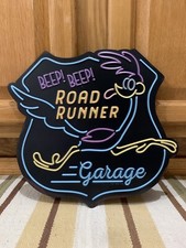 Road Runner Garage Metal Sign Plymouth Vintage Style Wall Decor Gas Oil Parts picture