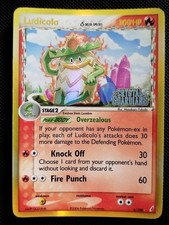 MP-HP Ludicolo 6/100 2006 EX Crystal Guardians Reverse Holo Stamped Pokemon Card picture