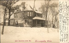 Minneapolis MN House c1900s-10s Real Photo Vintage Postcard bhn picture