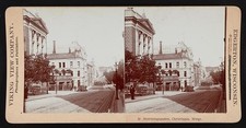 Photo:Christiania Norge Storthingsgaden 1902 Street View Stereoview picture