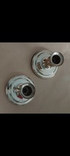 2 Vintage Baldwin Brass Candle Holders Made In America. They No Longer Make Them picture