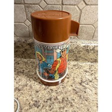 Aladdin Industries Gunsmoke Lunchbox Thermos Only 1972 Vintage Collectible Rare picture