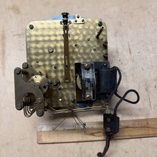 Antique Vintage Herschede Hall  Clock Part Electric # 123152 Movement picture