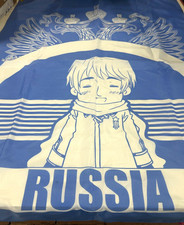 HETALIA  BLUE RUSSIA VINYL SCROLL WITH METAL RINGS 2008 FUNIMATION (VERY RARE) picture