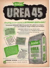 1954 Print Ad of Allied Chemical Arcadian Urea 45 Nitrogen Fertilizer picture