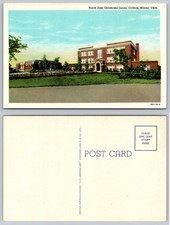 North East Oklahoma Junior College Miami Oklahoma Postcard picture