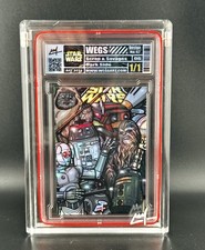 Wegs, Scraps & savage, Dark side, Star Wars, Sun Rays. Art Card, 1/1, 2026 picture