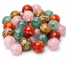 10KG (22 lb) Mixed Crystal Sphere Bulk Lot picture
