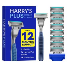 Harry'S Harrys Plus Razor And Blade Value Pack 1 Razor Handle Tide 9 Razor picture