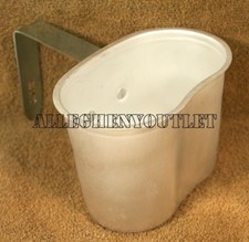 Aluminum G.I. Military Style Aluminum 1 Quart Canteen Cup 513 Rothco picture