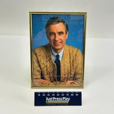 Mr. Fred Rogers Signed Autograph Inscribed Photo Framed 1990 Authentic picture