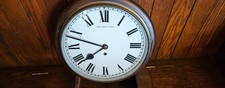 1920's Fusee Wall Clock By Grimshaw,Baxter & Elliott CIrca 1920 picture
