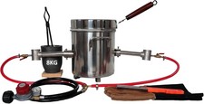 8 KG Gas Metal Melting Furnace  Propane Forge Casting Brass Crucible Blacksmith picture
