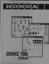 86-? Honda Motorcyle & Power Equipment Binder Special Tools Lists & Bulletins picture