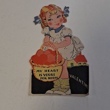 Vintage Valentine Card 1940s 