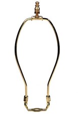 8 Inch Lamp Harp Kit - Gold Finish | Regular Weight Harp with Premium Finial picture