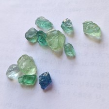 Rough Kornerupine 16.58 ct./ 11 pc. No Treatment. Tanzania. #SK3316 picture