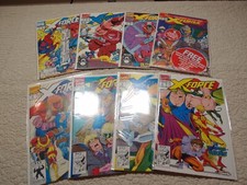 X-FORCE #1-8 - All Near Mint - #1 Sealed with Trading Card - 1991 Marvel Comics picture