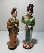 Vintage Asian Traditional Chinese Travel Souvenir Dolls Made In Taiwan 1960s/70s picture