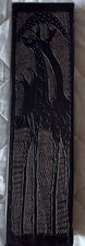Antique Bao Mancala Traditional African Board Game Ebony Hand Carved Fine Art picture
