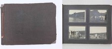 1921 antique PHOTO ALBUM sweden SWEDISH FAMILY MILITARY MACHINIST SKANSEN  picture