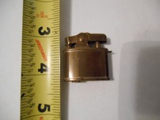 VTG RARE Marvel Japan all Brass Small Lighter 1 1/4 in works never used picture