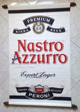 PERONI Beer BANNER Blue Ribbon Large PVC Banner Vintage 90x145 Sign picture