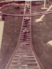 POV c. 1970s BIG BEND ROLLER COASTER Six Flags over TX Arlington Vtg PHOTO DFW picture