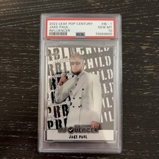 2022 Leaf Pop Century Influencer #IB-1 Jake Paul PSA 10 - 1/3094 picture