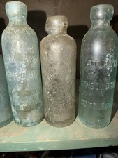 5 FIVE Southern  Soda Bottles Hickory NC Atlanta Blob Tops & Coca Cola Ga Bottle picture